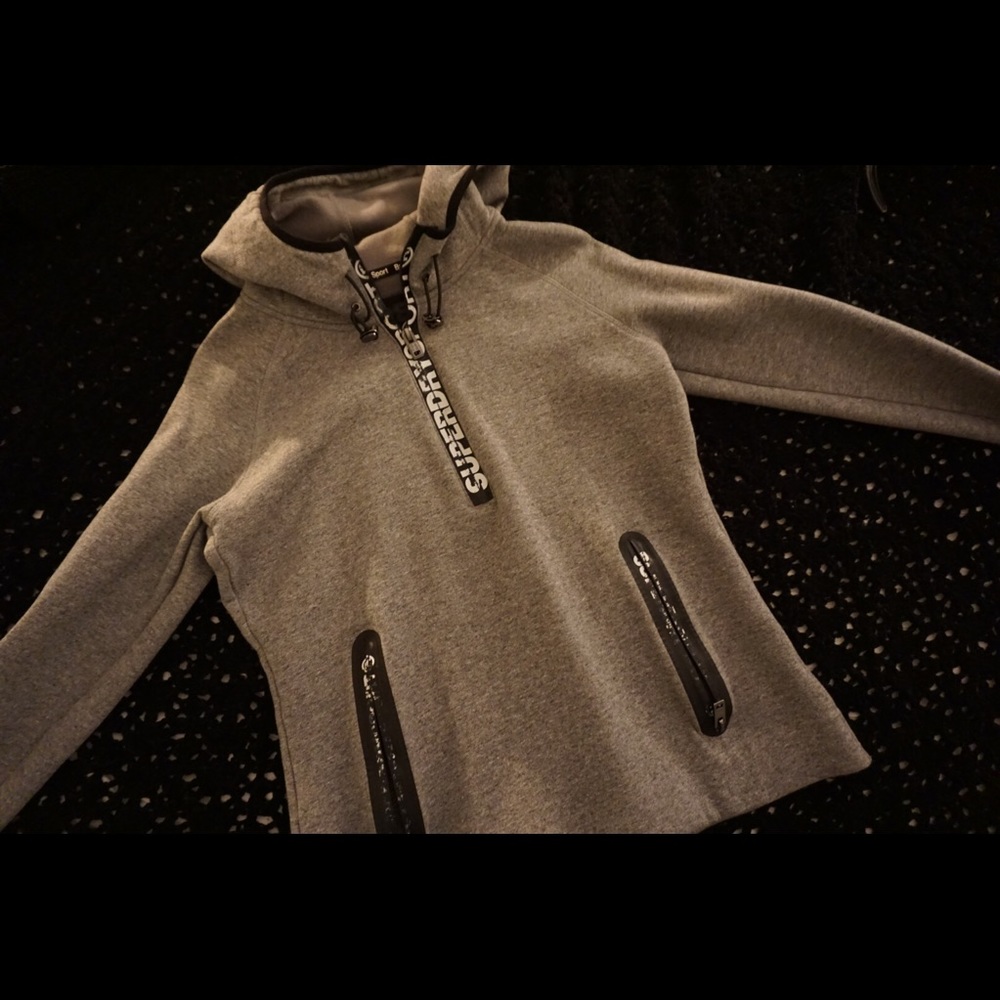 Superdry Gym Tech Half zip hoodie